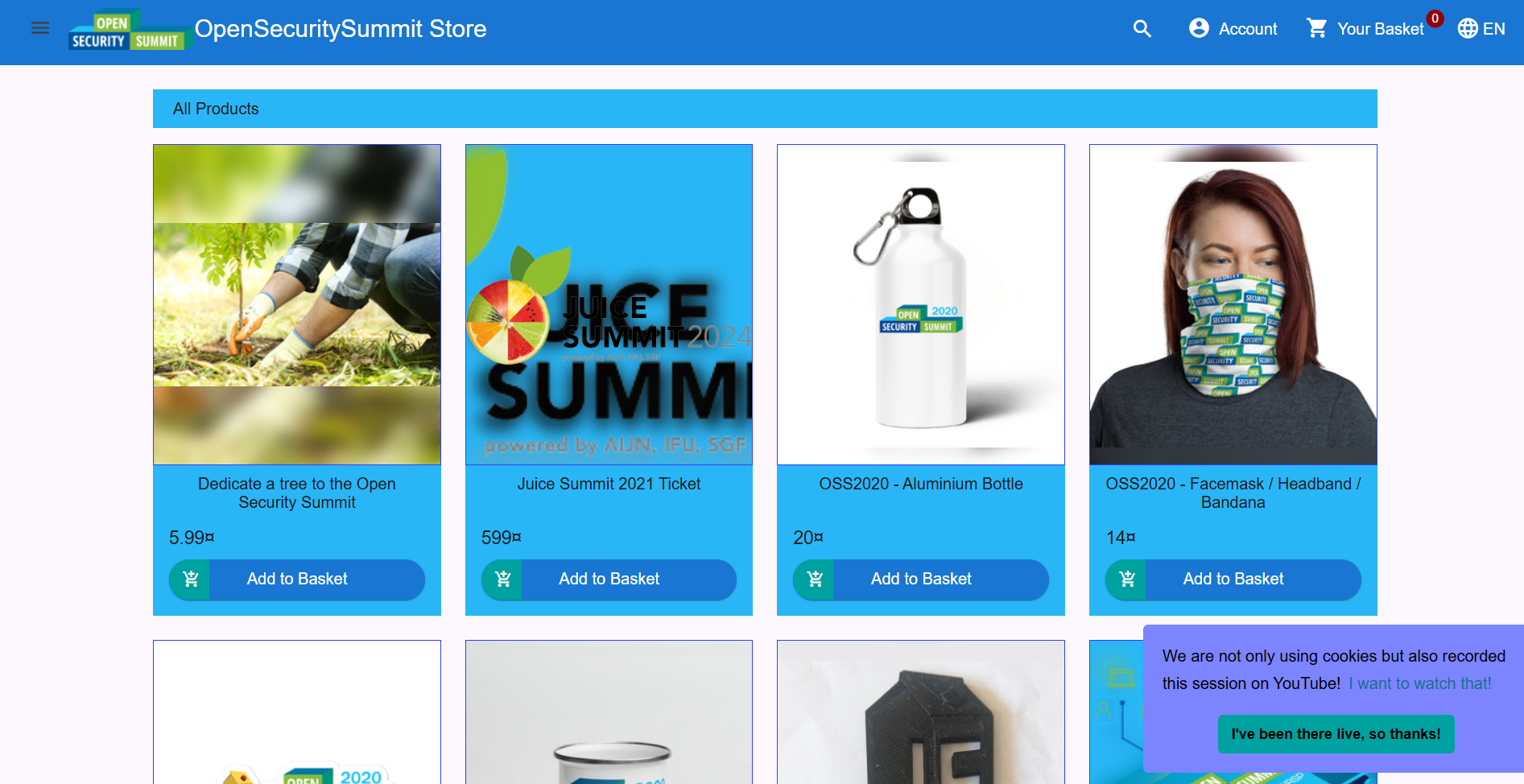 OpenSecuritySummit Store theme