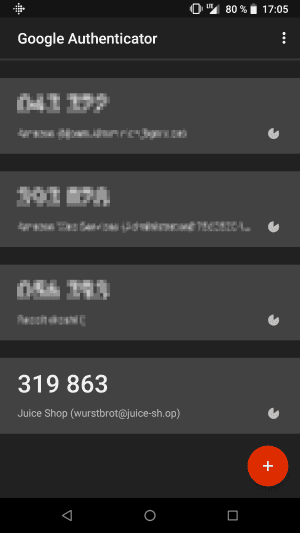Google Authenticator for wurstbrot