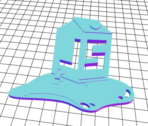 JuiceShop.stl Surface Angle view