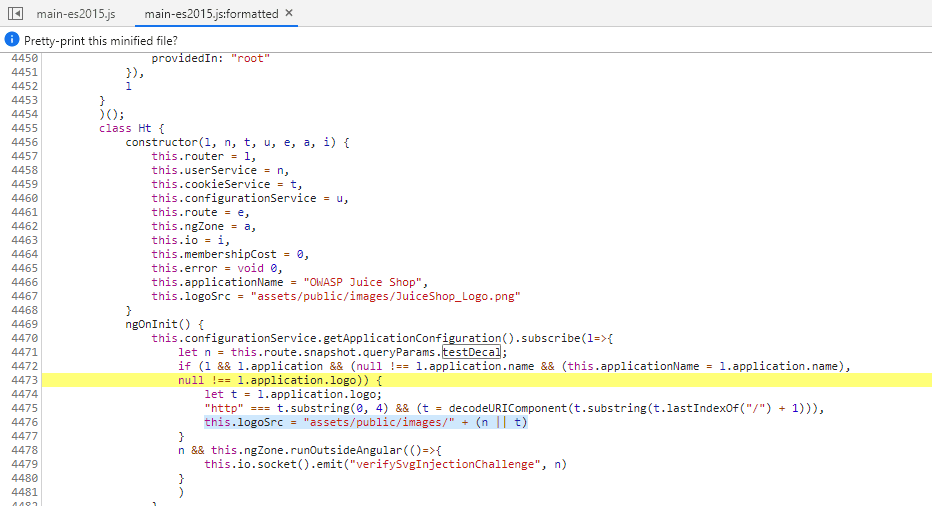 Forgotten query parameter testDecal