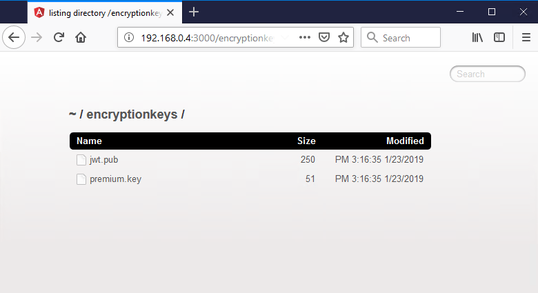 encryption keys