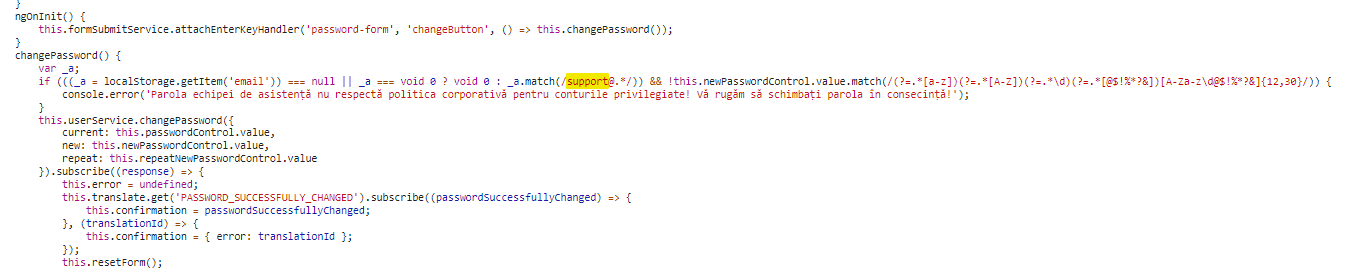 Support team login hint in minified JS