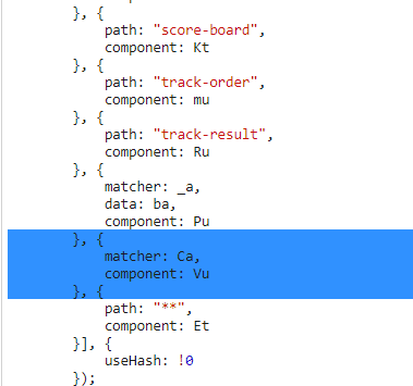 Tokensale route mapping in main.js