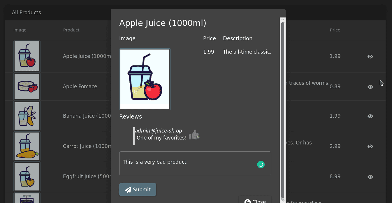 Simple product review