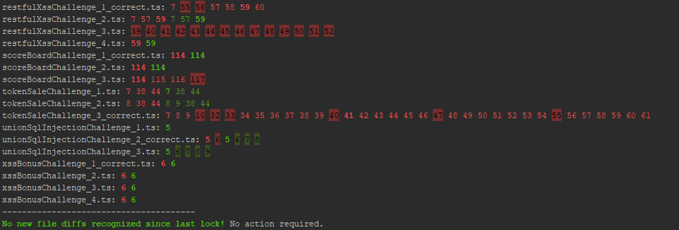 Console output from successful RSN run