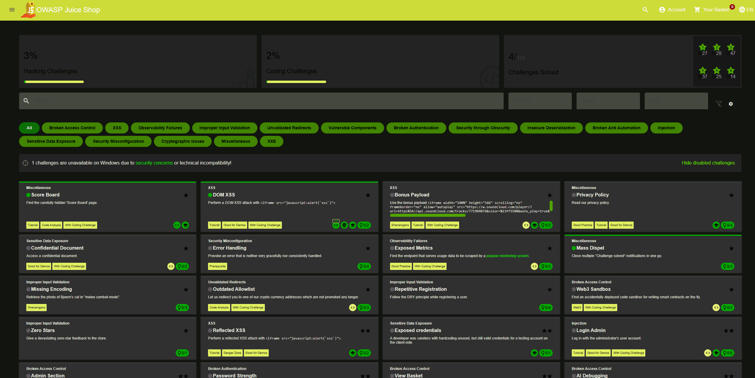 material theme lime green