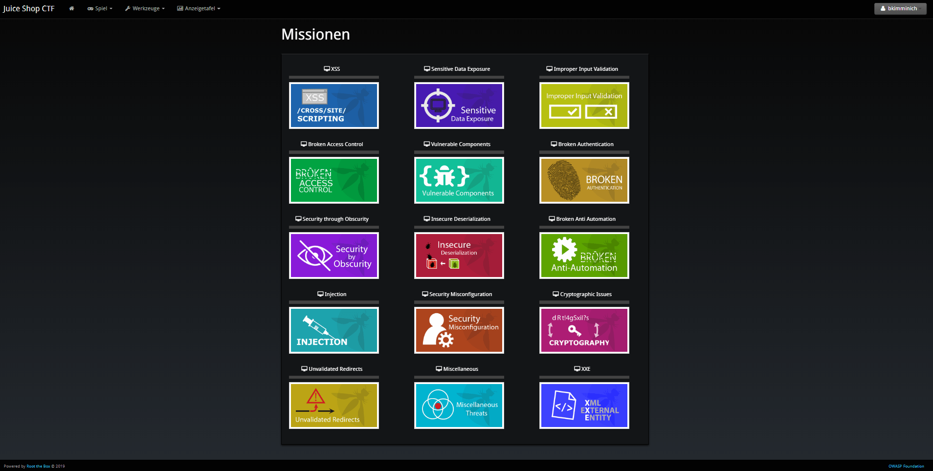 RootTheBox Missions