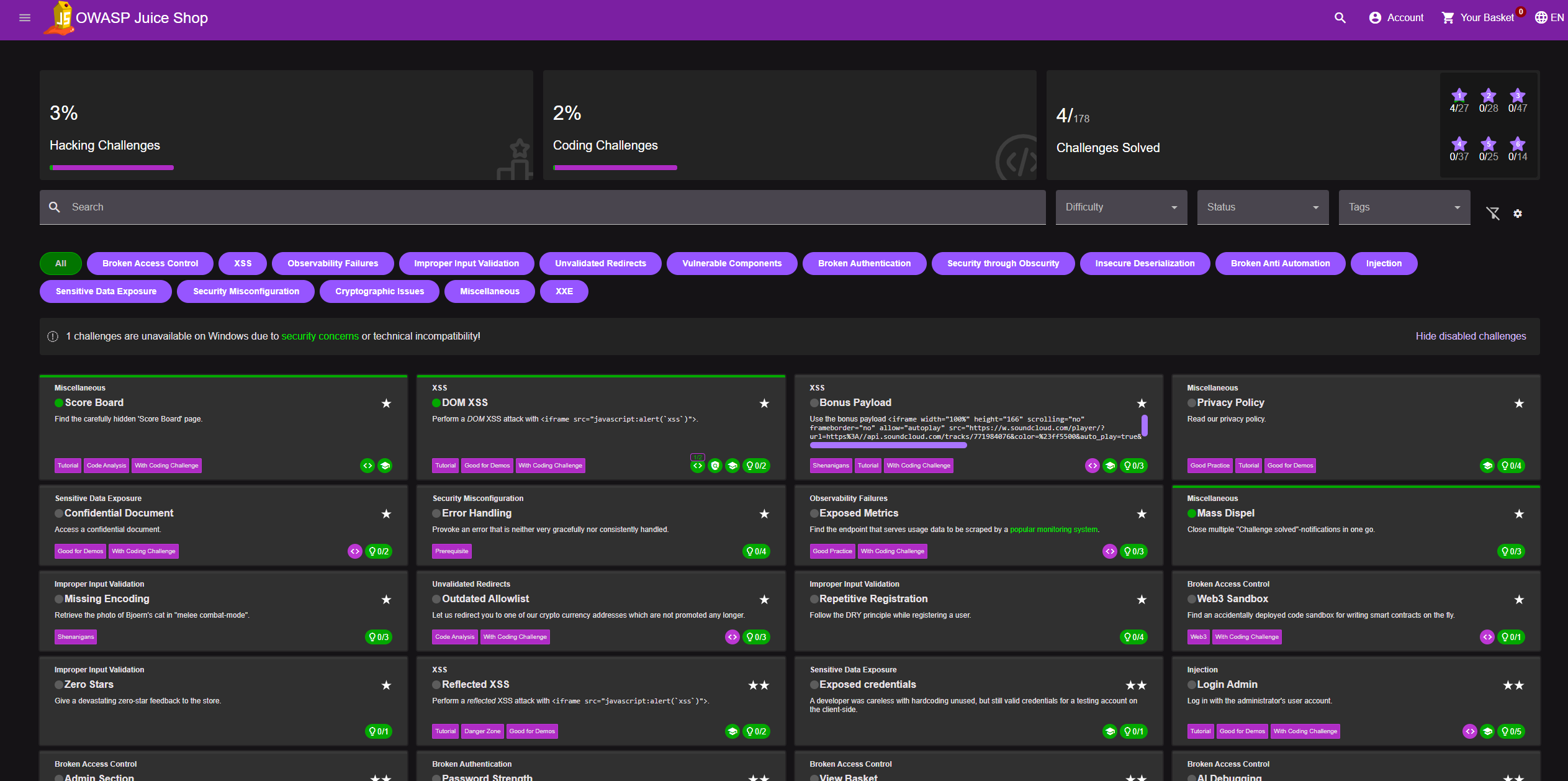 material theme purple green
